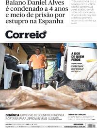 Capa do jornal Correio 23/02/2024