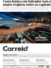 Capa do jornal Correio 23/04/2024