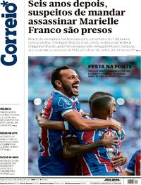 Capa do jornal Correio 25/03/2024