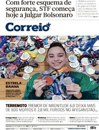 Capa do jornal Correio 02/09/2025