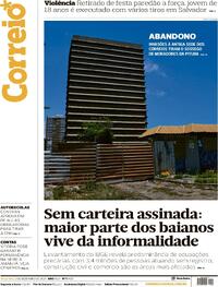 Capa do jornal Correio 02/12/2025