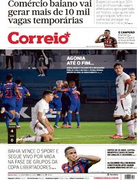 Capa do jornal Correio 04/12/2025