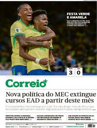 Capa do jornal Correio 05/09/2025