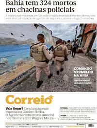 Capa do jornal Correio 05/11/2025