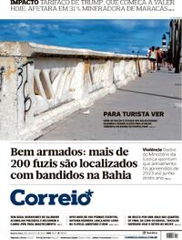 Capa do jornal Correio 06/08/2025