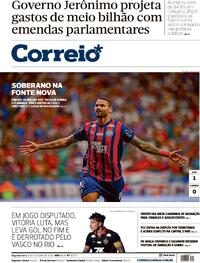 Capa do jornal Correio 06/10/2025