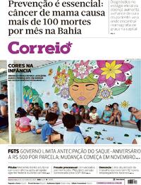 Capa do jornal Correio 08/10/2025