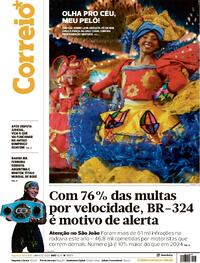 Capa do jornal Correio 09/06/2025