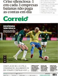 Capa do jornal Correio 10/09/2025