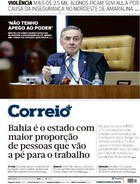 Capa do jornal Correio 10/10/2025