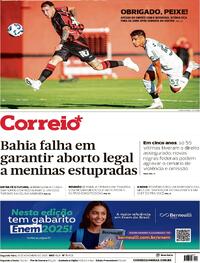 Capa do jornal Correio 10/11/2025