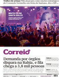 Capa do jornal Correio 11/08/2025