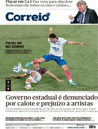 Capa do jornal Correio 11/09/2025