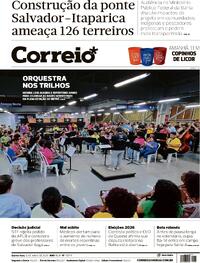 Capa do jornal Correio 12/06/2025