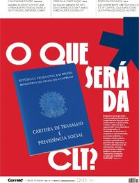 Capa do jornal Correio 12/07/2025