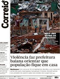 Capa do jornal Correio 12/11/2025