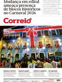 Capa do jornal Correio 12/12/2025