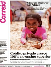 Capa do jornal Correio 13/10/2025