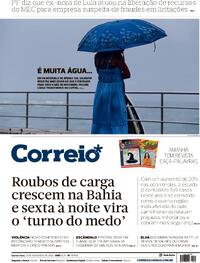 Capa do jornal Correio 13/11/2025