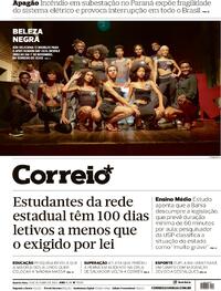 Capa do jornal Correio 15/10/2025