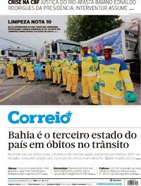 Capa do jornal Correio 16/05/2025