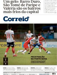 Capa do jornal Correio 16/07/2025