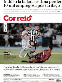 Capa do jornal Correio 17/07/2025