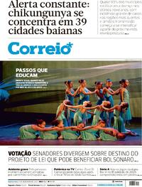 Capa do jornal Correio 17/12/2025