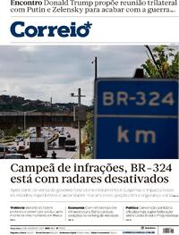 Capa do jornal Correio 19/08/2025