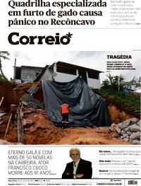 Capa do jornal Correio 20/06/2025