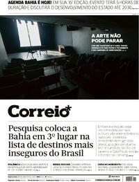 Capa do jornal Correio 20/08/2025