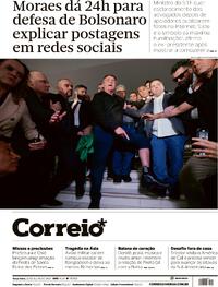 Capa do jornal Correio 22/07/2025