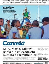 Capa do jornal Correio 22/08/2025