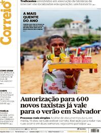 Capa do jornal Correio 22/12/2025