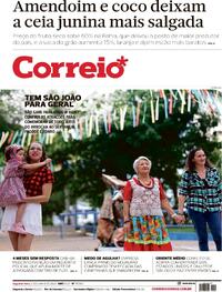 Capa do jornal Correio 23/06/2025