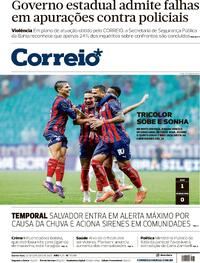 Capa do jornal Correio 23/10/2025