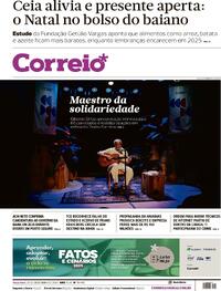 Capa do jornal Correio 23/12/2025