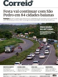 Capa do jornal Correio 25/06/2025