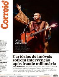 Capa do jornal Correio 25/12/2025