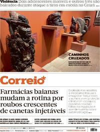Capa do jornal Correio 26/09/2025