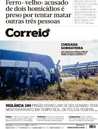 Capa do jornal Correio 27/08/2025