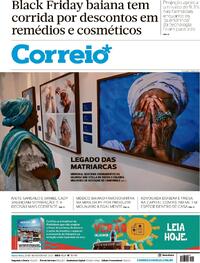 Capa do jornal Correio 28/11/2025