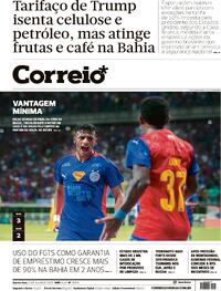 Capa do jornal Correio 31/07/2025