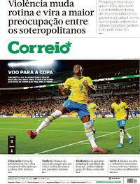 Capa do jornal Correio 01/04/2026