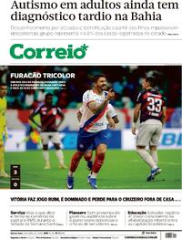 Capa do jornal Correio 02/04/2026