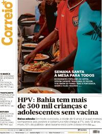 Capa do jornal Correio 03/04/2026