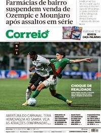 Capa do jornal Correio 05/02/2026