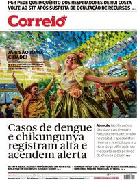 Capa do jornal Correio 05/06/2026