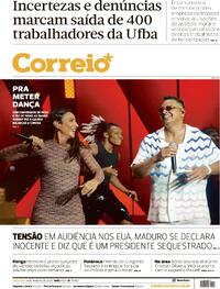 Capa do jornal Correio 06/01/2026