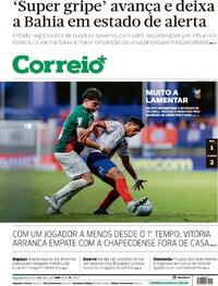 Capa do jornal Correio 06/04/2026